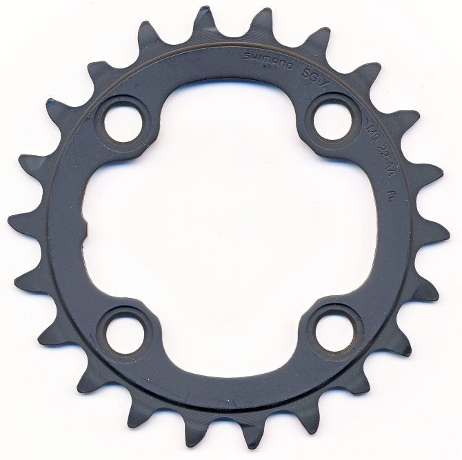 Tarcza mechanizmu korbowego Shimano Deore XT FC-M770 (22T)