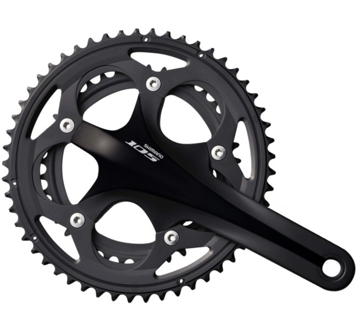 Mechanizm korbowy Shimano 105 FC-5750 czarny