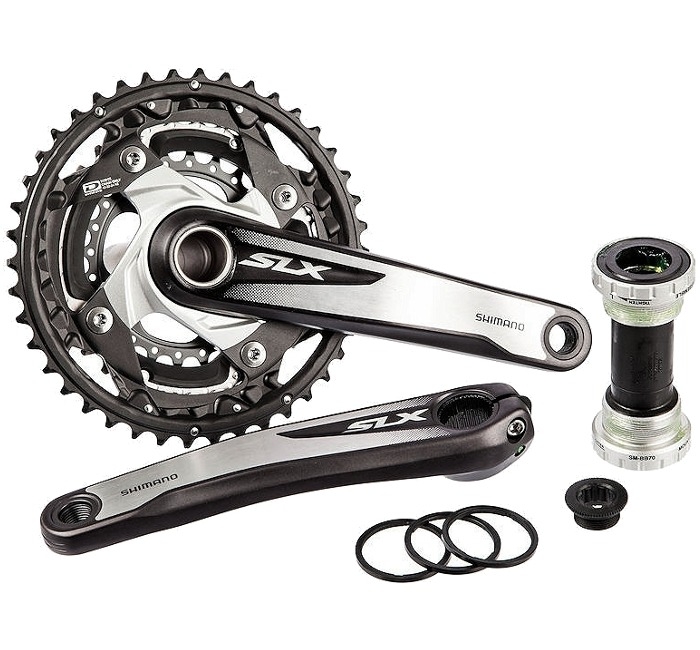 Mechanizm korbowy Shimano SLX FC-M670 czarny