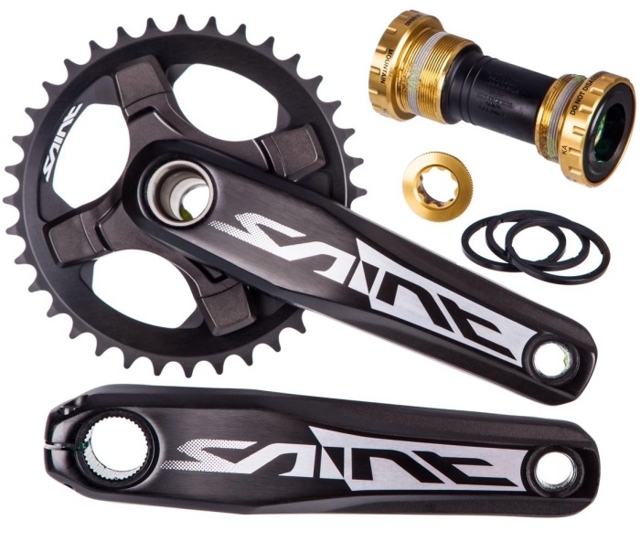 Mechanizm korbowy Shimano Saint FC-M820 czarny
