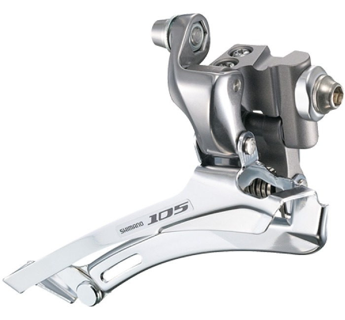 Shimano FD 5700 105 2 rz. Przerzutka przód  na hak srebrna