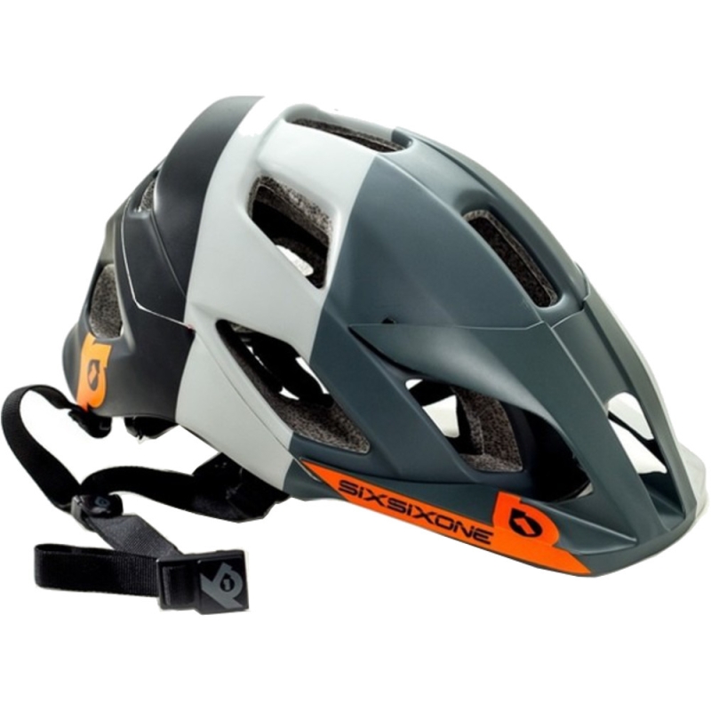 Kask rowerowy SixSixOne 661 EVO AM szaro-pomarańczowy