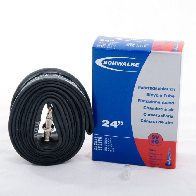 Schwalbe SV 9C Dętka 24 cale wentyl Presta 40mm