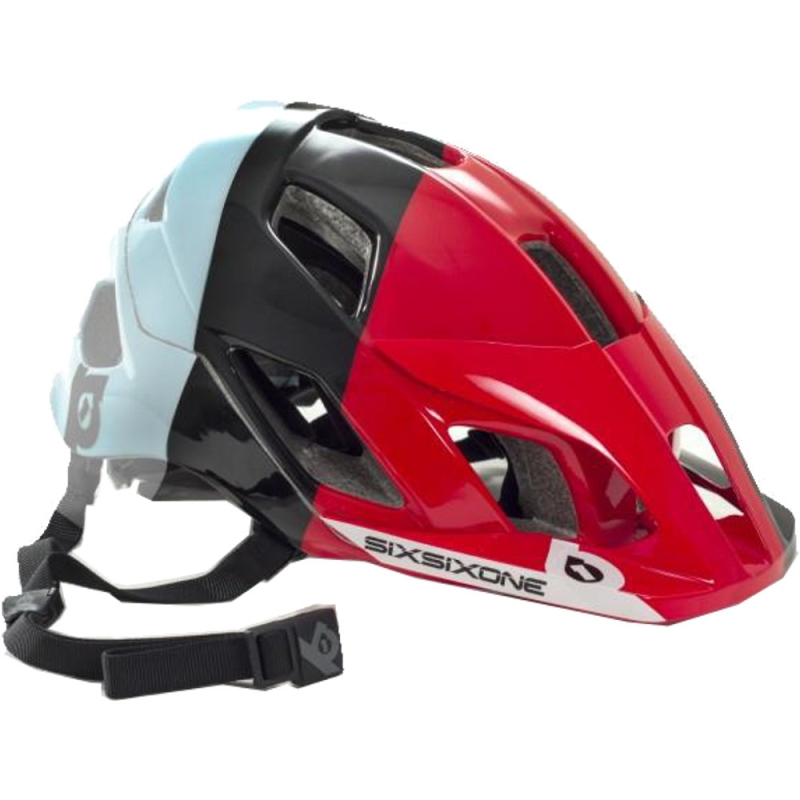 Kask rowerowy SixSixOne 661 EVO AM czerwono-niebieski