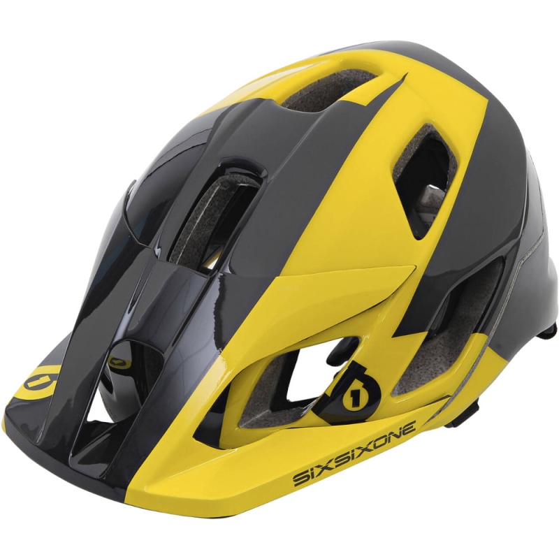 Kask rowerowy SixSixOne 661 EVO AM czarno-żółty