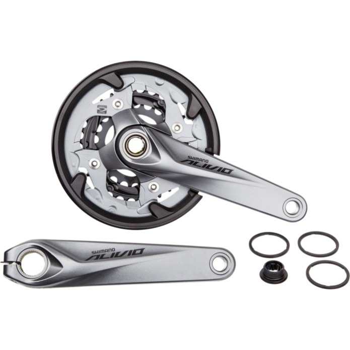 Mechanizm korbowy Shimano Alivio FC-T4060 srebrny