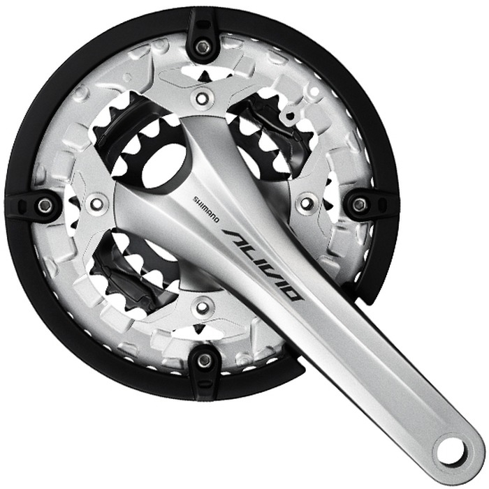 Mechanizm korbowy Shimano Alivio FC-T4060 srebrny