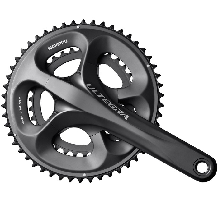 Mechanizm korbowy Shimano Ultegra FC-670 szary