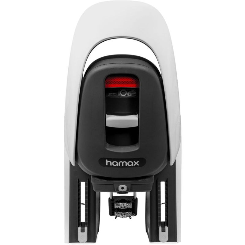 Fotelik rowerowy Hamax Caress szaro-czarny + adapter na ramę