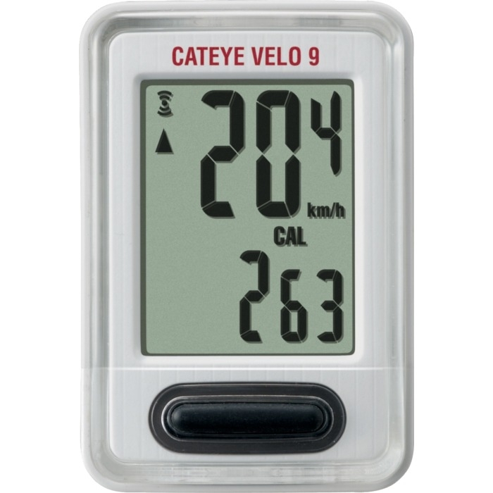 Licznik rowerowy Cateye Velo 9 CC-VL820 biały