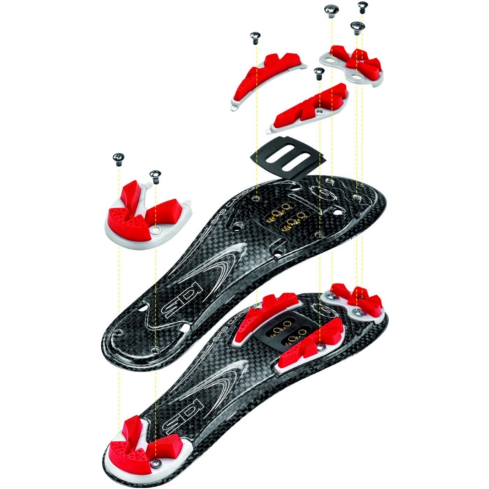Protektor podeszwy Sidi SRS Carbon Ground czerwony