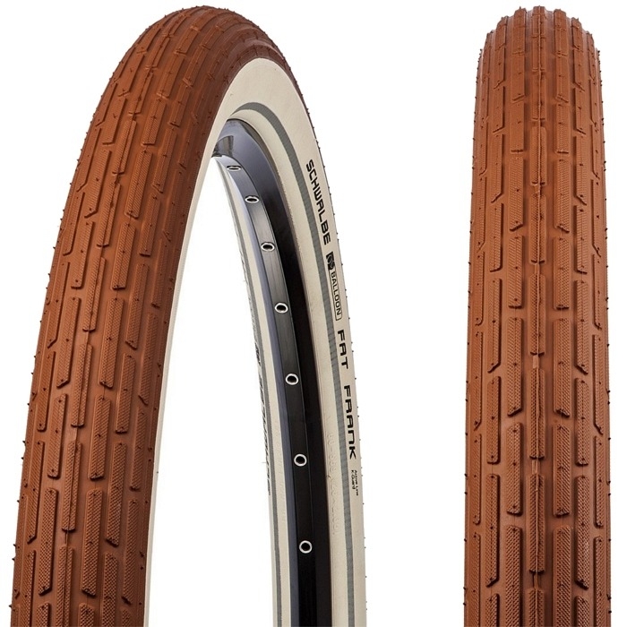 Schwalbe Fat Frank 28 x 2.00 KG SBC TS Opona rowerowa brązowa Reflex