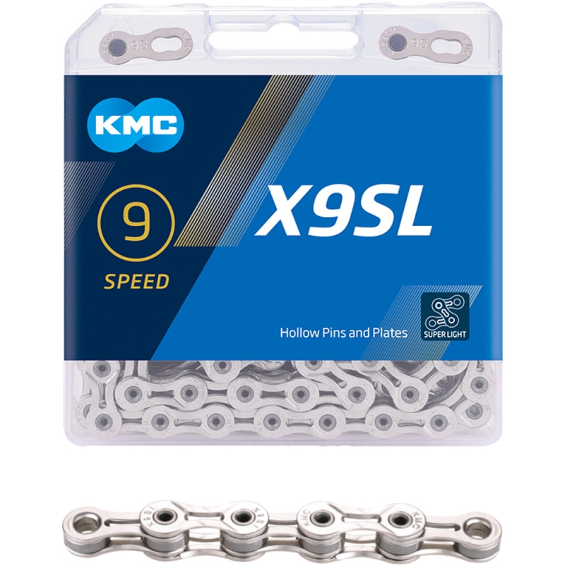 Łańcuch KMC X9SL srebrny