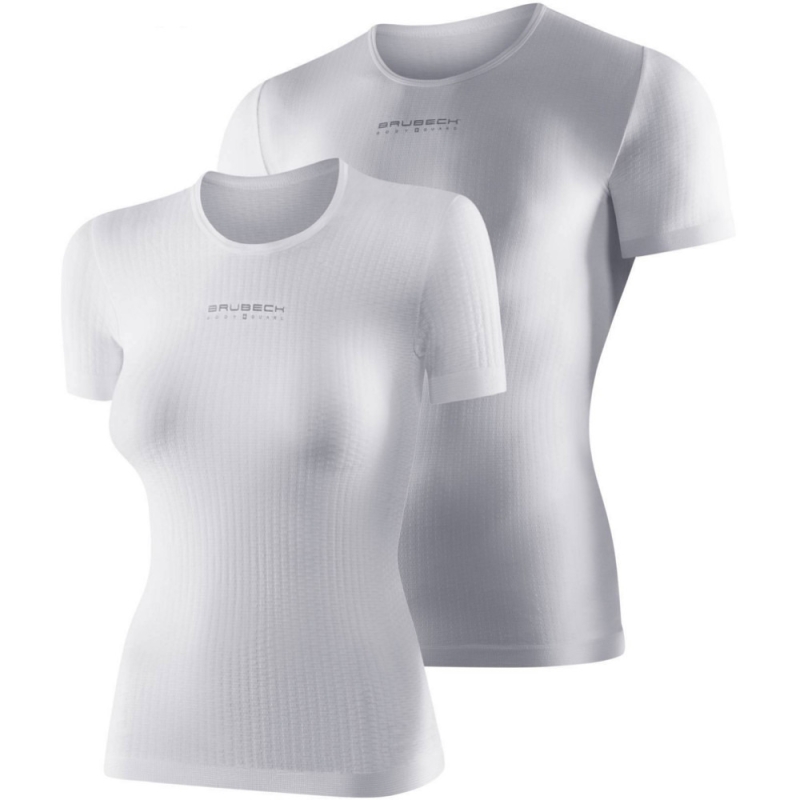 Koszulka Brubeck Base Layer unisex biała