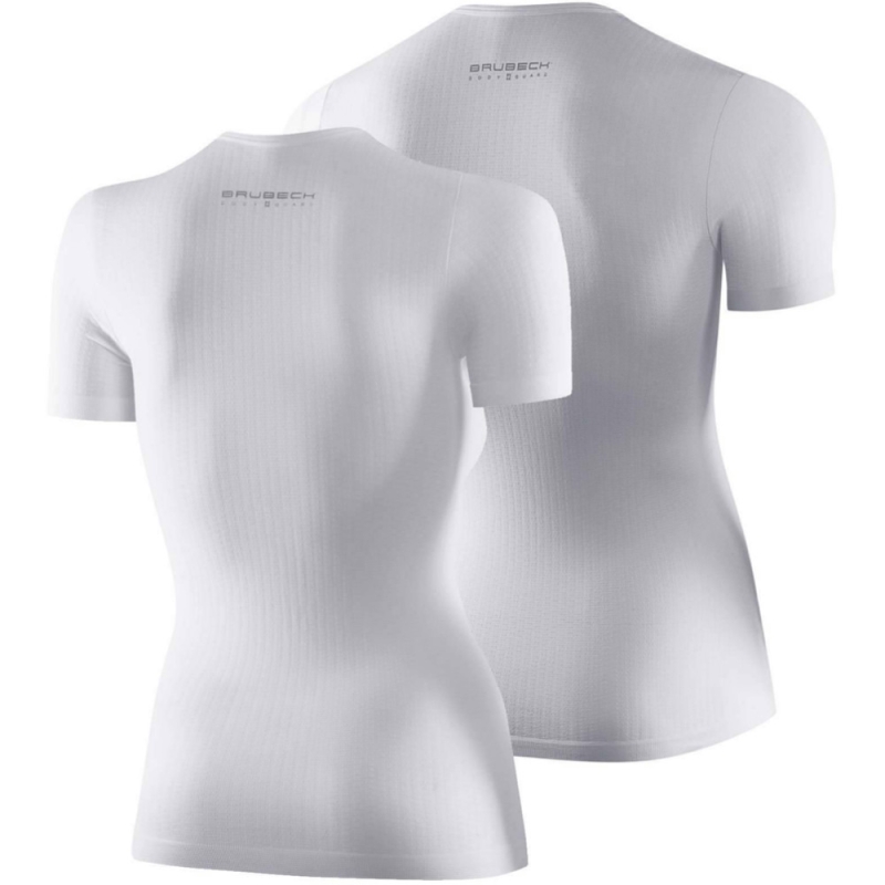 Koszulka Brubeck Base Layer unisex biała