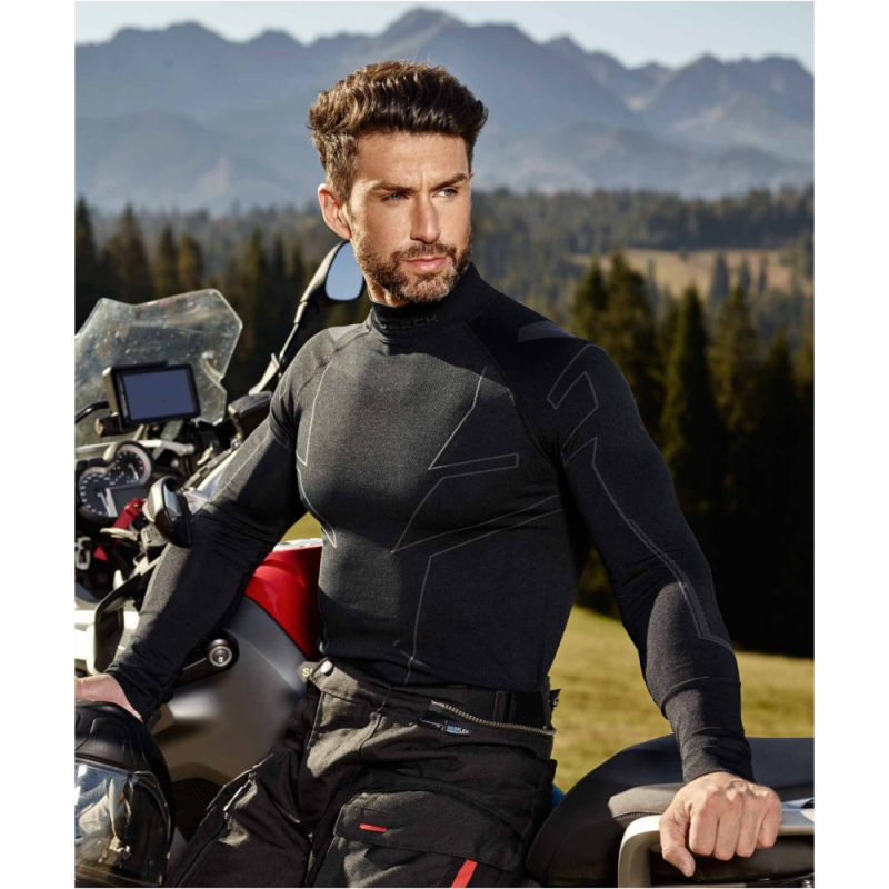 Bluza motocyklowa Brubeck Cooler czarna