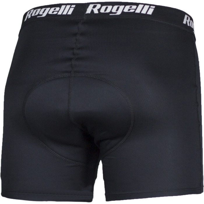 Rogelli Bokserki rowerowe z wkładką czarne