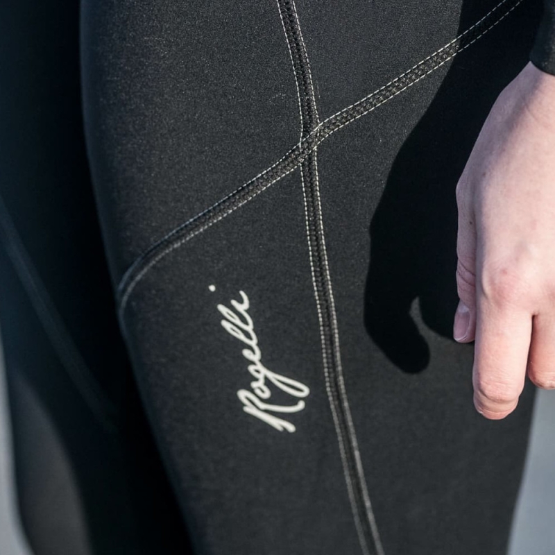 Spodnie rowerowe damskie Rogelli Lucette czarne