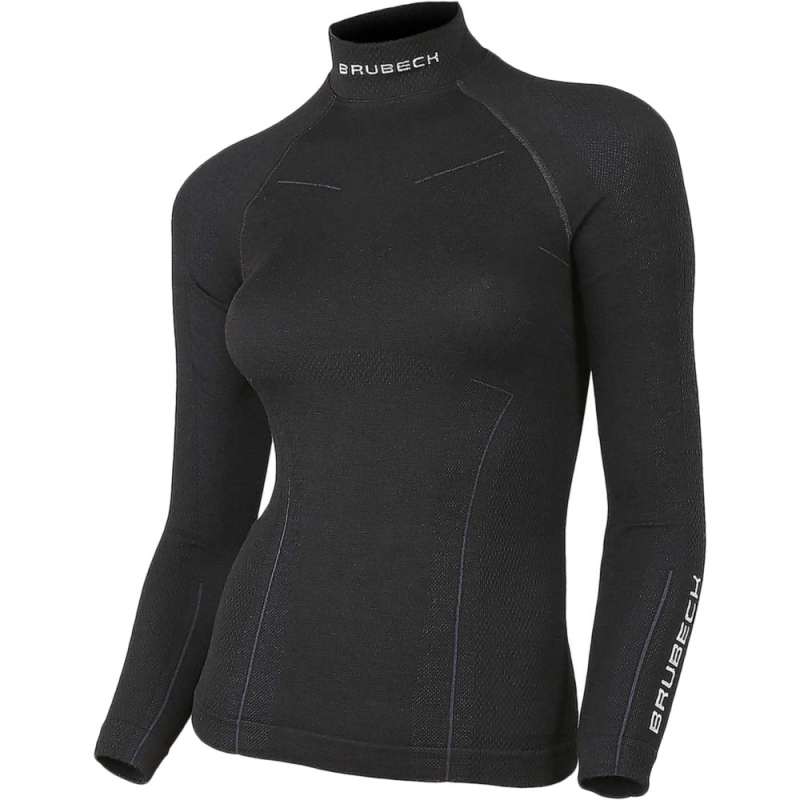 Bluza damska z długim rękawem Brubeck Extreme Wool czarna