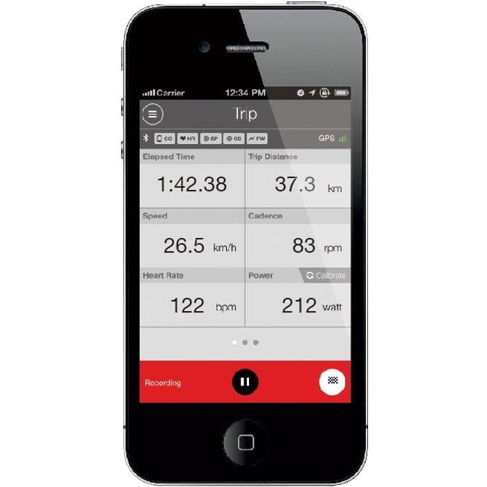 Licznik rowerowy bezprzewodowy Cateye Padrone Smart czarny