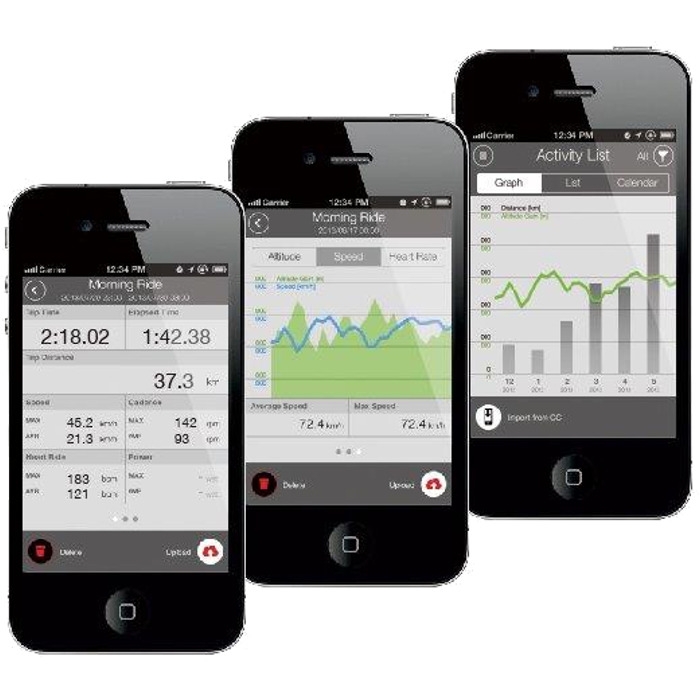 Licznik rowerowy bezprzewodowy Cateye Padrone Smart czarny