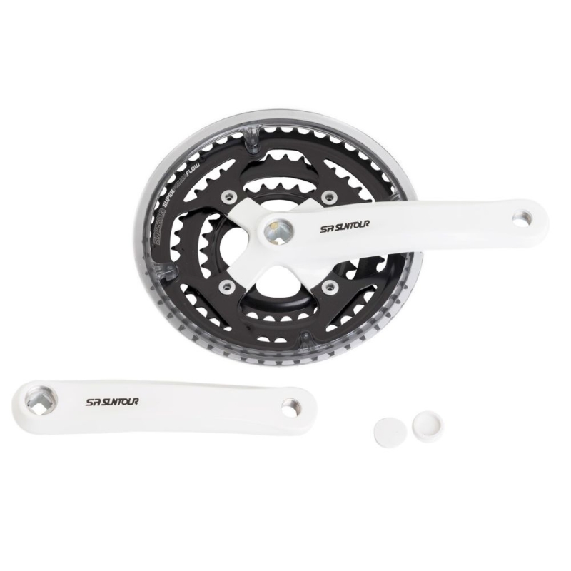 Mechanizm korbowy Suntour XCT biały