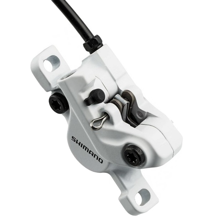 Shimano BR M447 Alivio Zacisk hamulca tarczowego PM okł. żywiczne biały