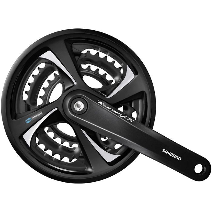 Mechanizm korbowy Shimano Tourney TX FC-TX801 czarny