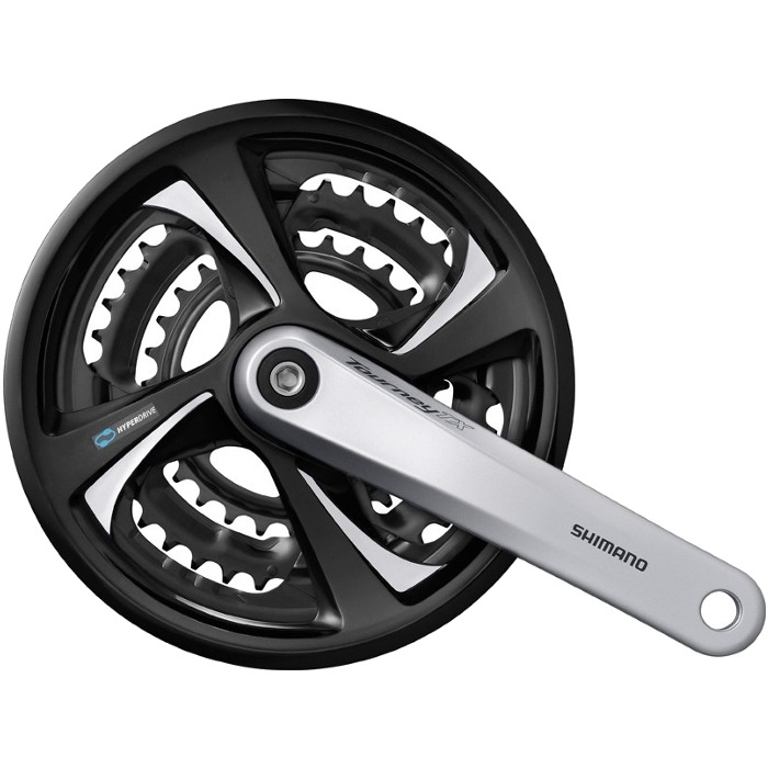 Mechanizm korbowy Shimano Tourney TX FC-TX801 srebrny