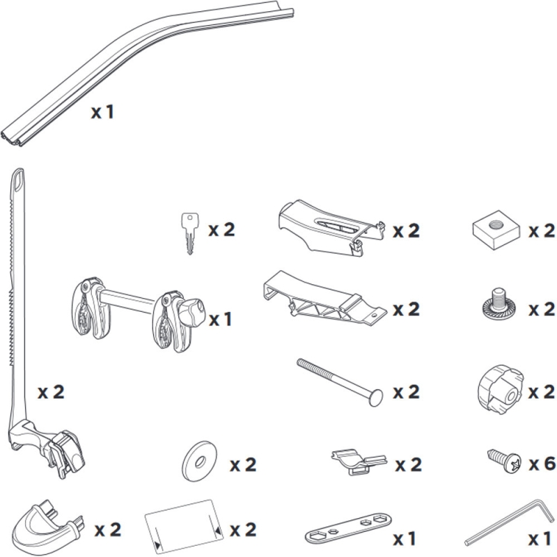 Adapter na 4 rower do bagażnika Thule VeloCompact 926