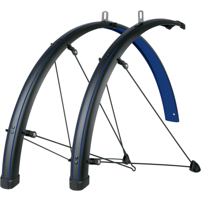 Komplet błotników SKS Stingray 28" czarno-niebieski - Rowertour.com