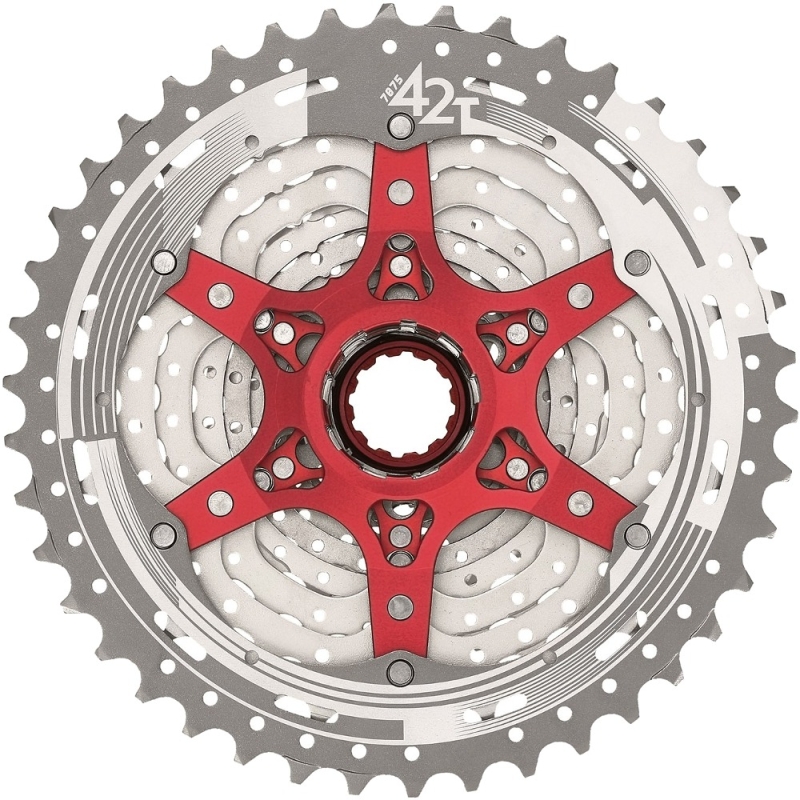 Kaseta Sunrace CSMX8 srebrna