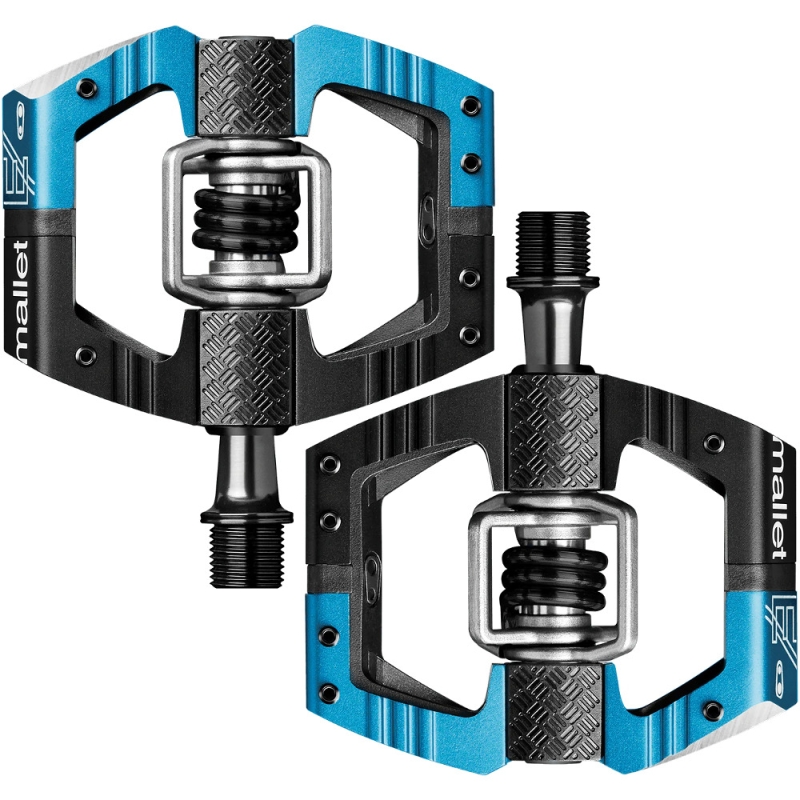 Pedały rowerowe Crank Brothers Mallet E LS czarno-niebieskie