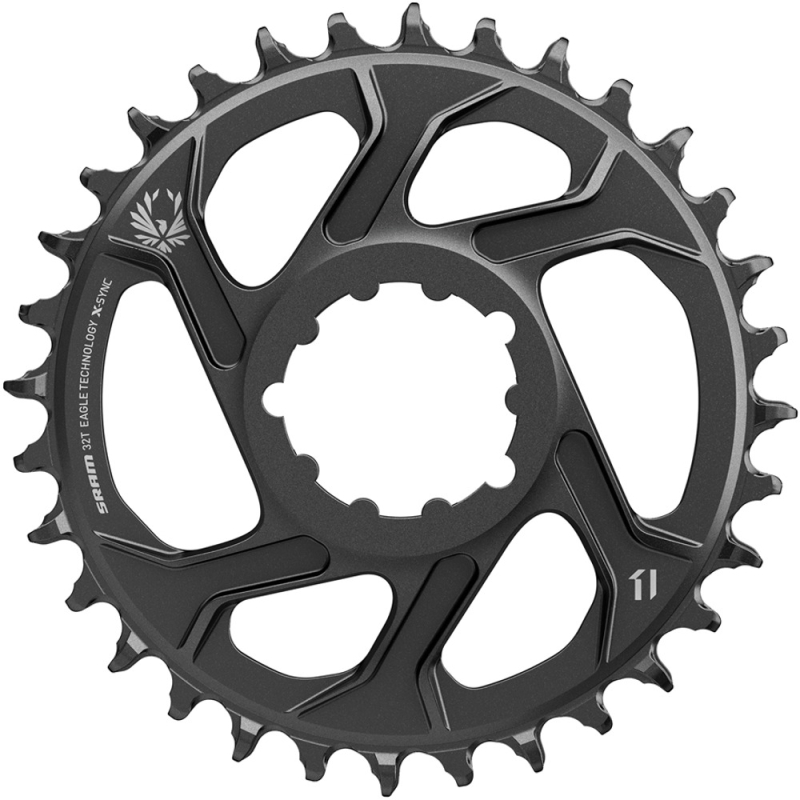 Tarcza mechanizmu korbowego SRAM XX1 Eagle DM (6 mm Offset) czarna