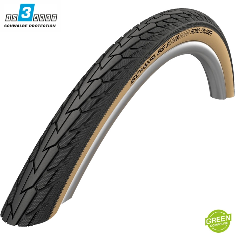 Schwalbe Road Cruiser 26 KG GC TS Opona rowerowa gumwall