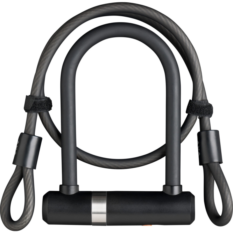 Zapięcie U-lock AXA Newton Mini + linka Double Loop