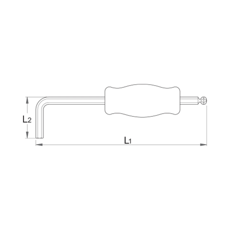 Klucz imbusowy Unior 1780/3G