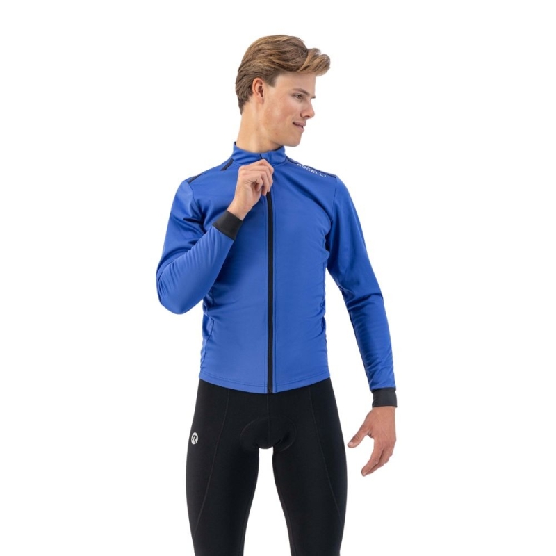 Kurtka rowerowa Rogelli Core Winter niebieska