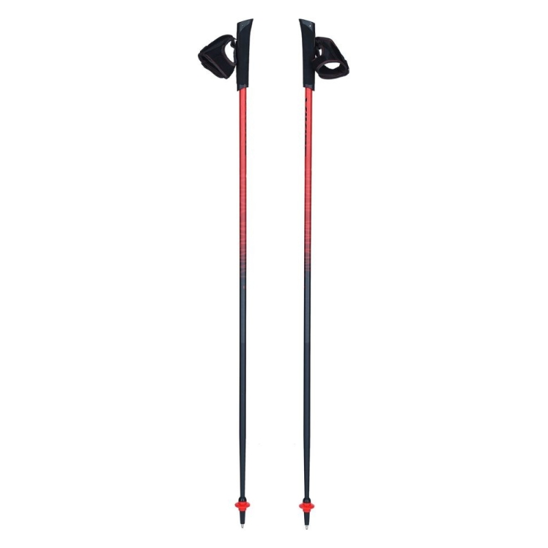 Kije do Nordic Walking Viking Pro-Trainer czerwone