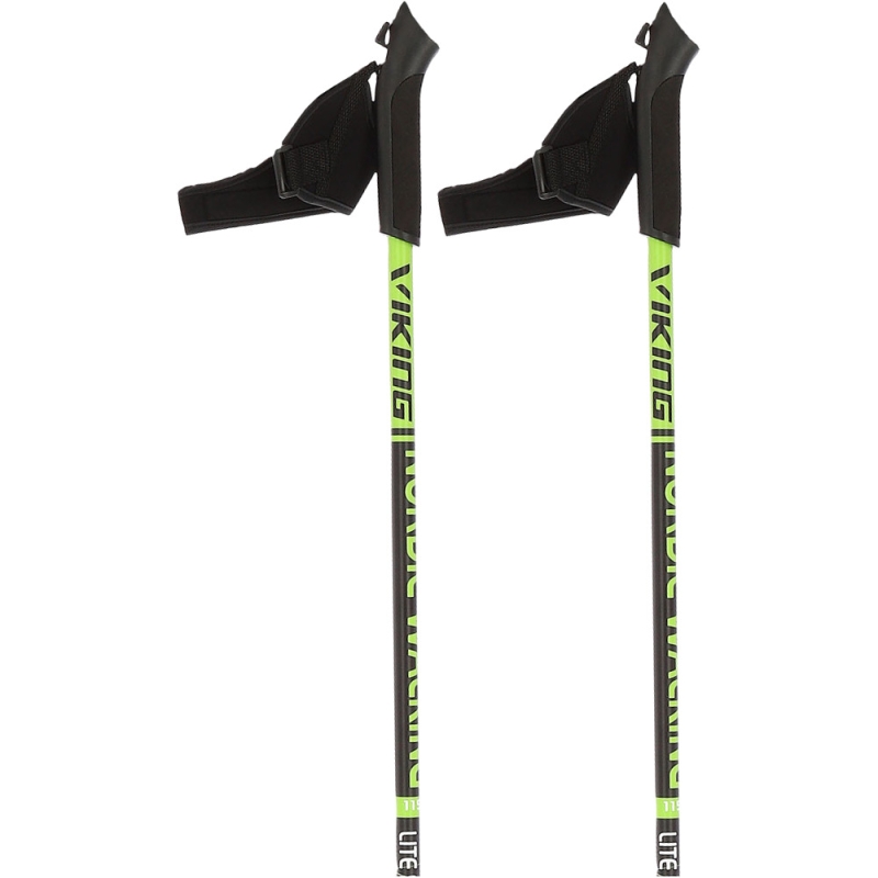 Kije do Nordic Walking Viking Lite PRO czarno-limonkowe