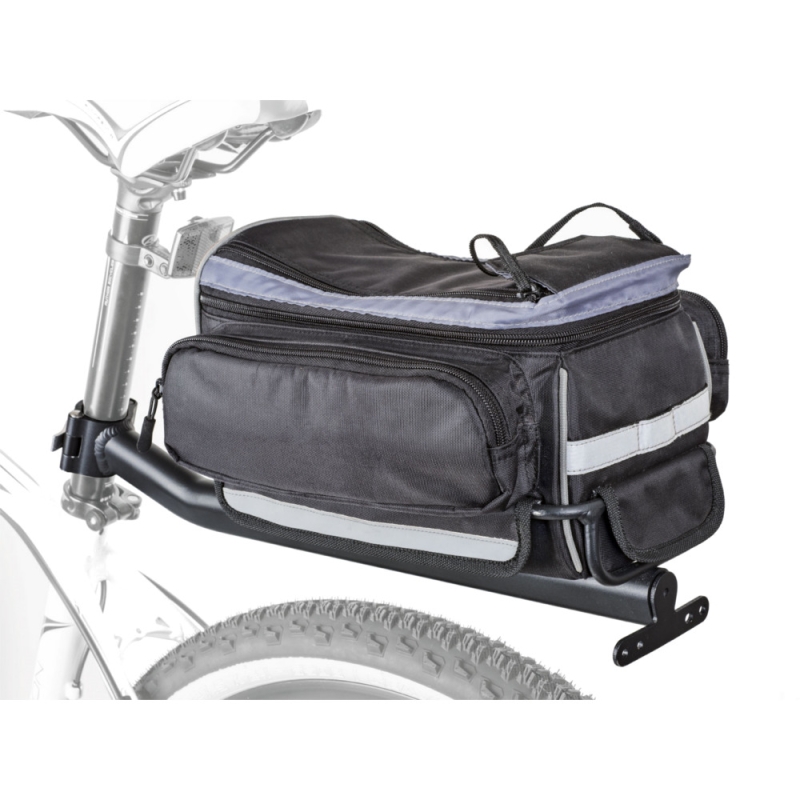 Bagażnik rowerowy na sztycę + torba Author Litepack 9 X7