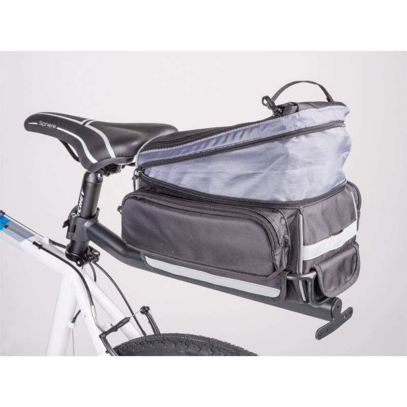 Bagażnik rowerowy na sztycę + torba Author Litepack 9 X7