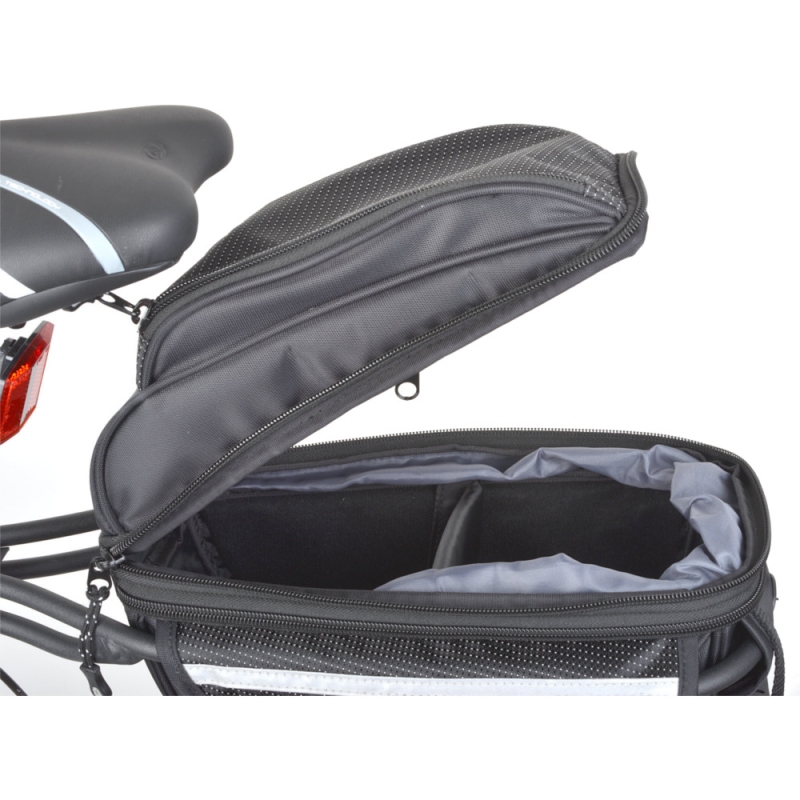Bagażnik rowerowy na sztycę + torba Author Litepack 6 X7