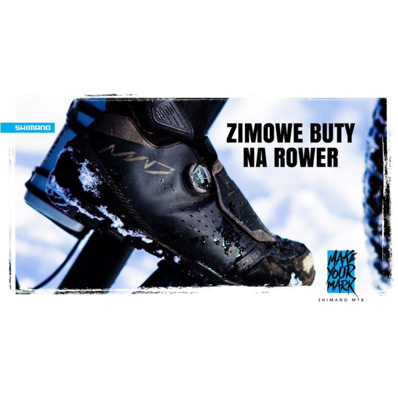 Buty MTB zimowe Shimano SH-MW701 czarno-szare