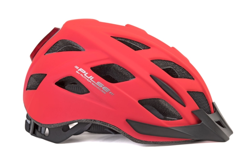 Kask rowerowy Author Pulse LED X8 czerwony