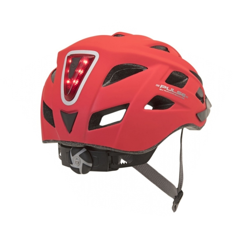 Kask rowerowy Author Pulse LED X8 czerwony