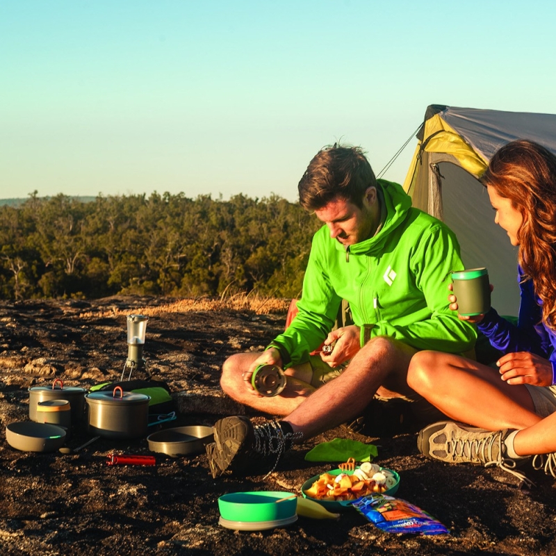 Zestaw naczyń turystycznych Sea to Summit Delta Camp Set pomarańczowy