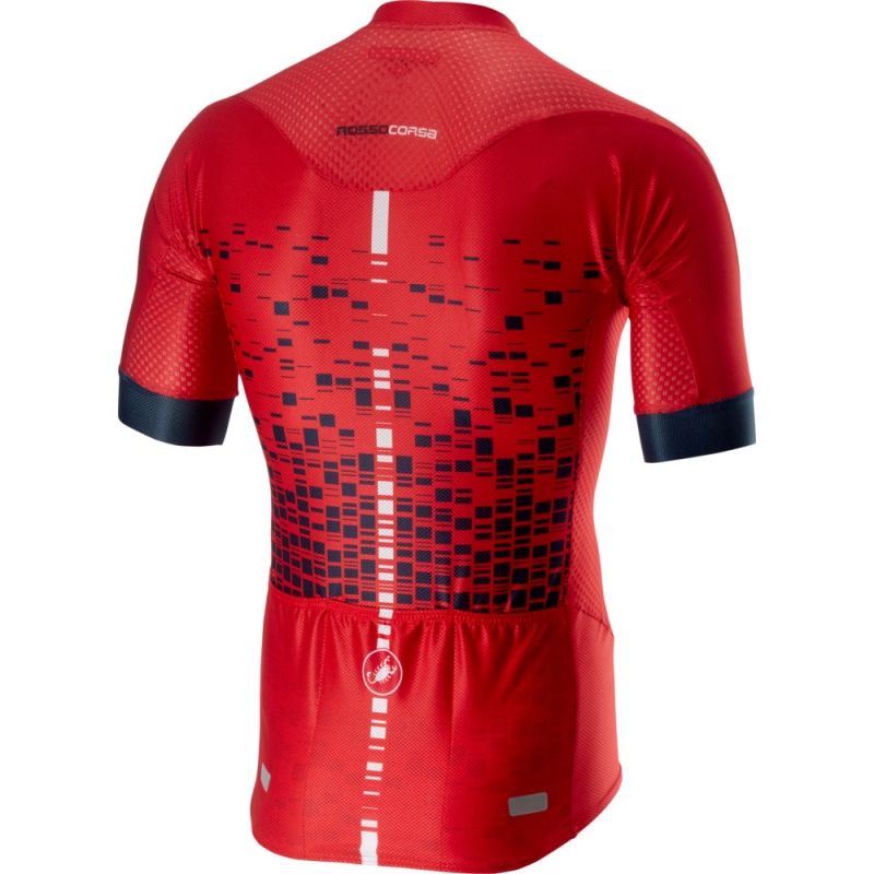 Castelli Climbers 2.0 Koszulka rowerowa oddychająca czerwona