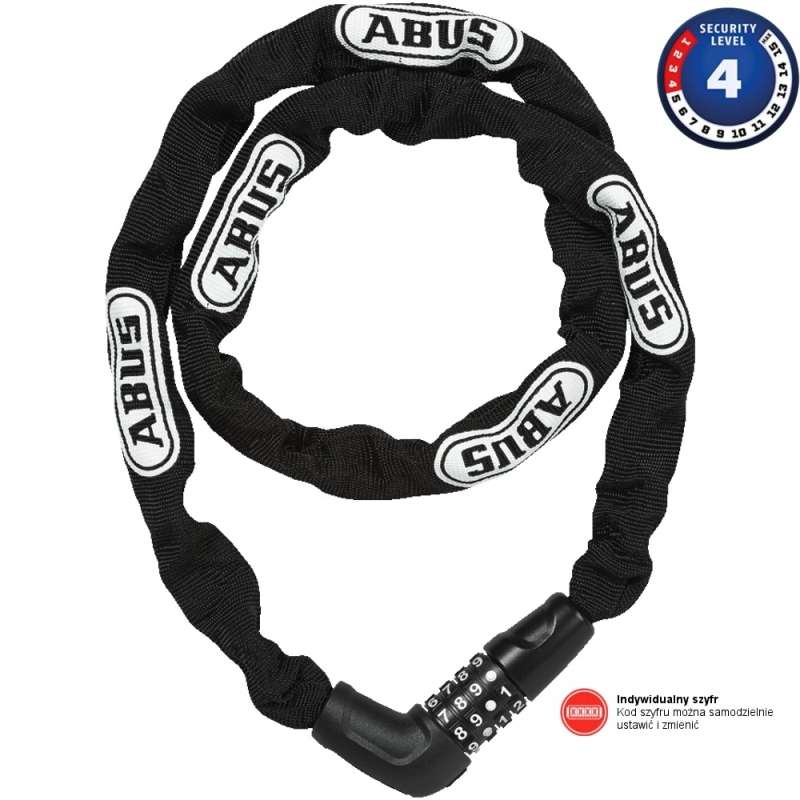 Łańcuch Abus Steel O Chain 5805C czarny