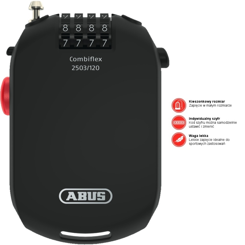 Zapięcie Abus Combiflex 120cm